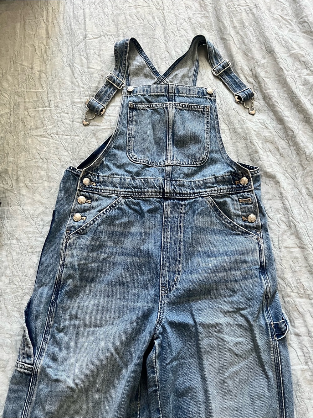 Madewell Classic Blue Denim Overalls for Women